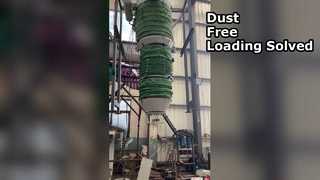 ناودان بارگیری بدون گرد و غبار، کانال تلسکوپی داخلی فیلتر گرد و غبار