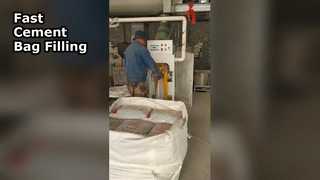 پرکننده کیسه شیر سیمانی، بسته‌کننده پروانه